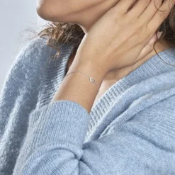 Bracelet Dorthea Argent Blanc Oxyde De Zirconium