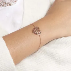 Bracelet Douglas Argent Rose Oxyde De Zirconium