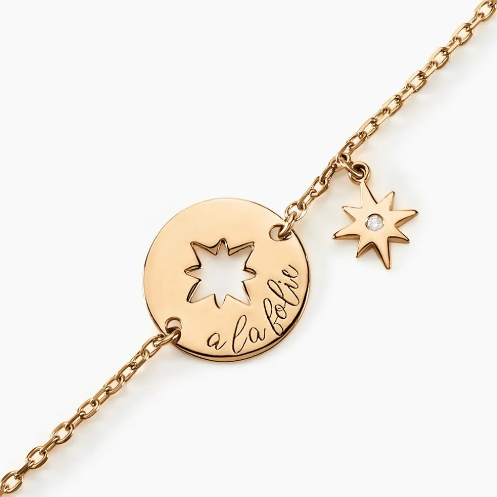 Bracelet Edythe Plaqué Or Jaune Oxyde De Zirconium