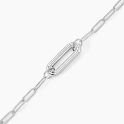 Bracelet Egerie Argent Blanc