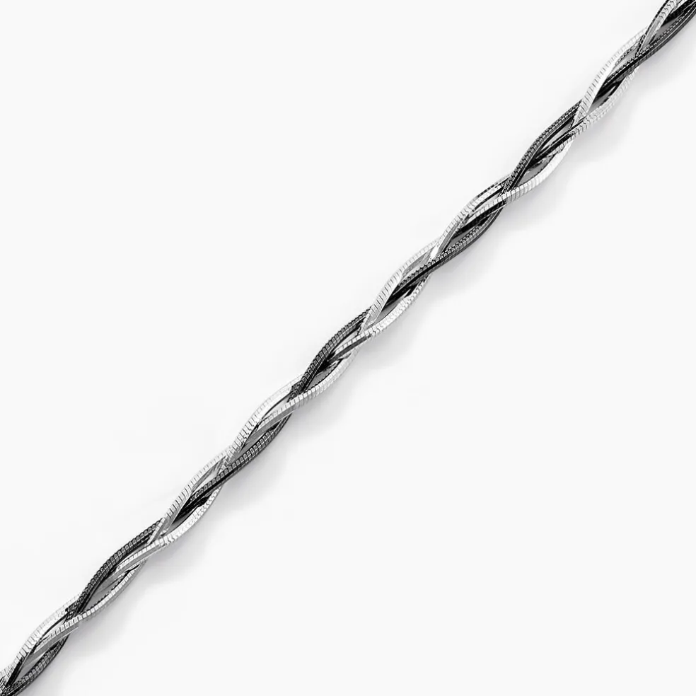 Bracelet Eira Argent Bicolore