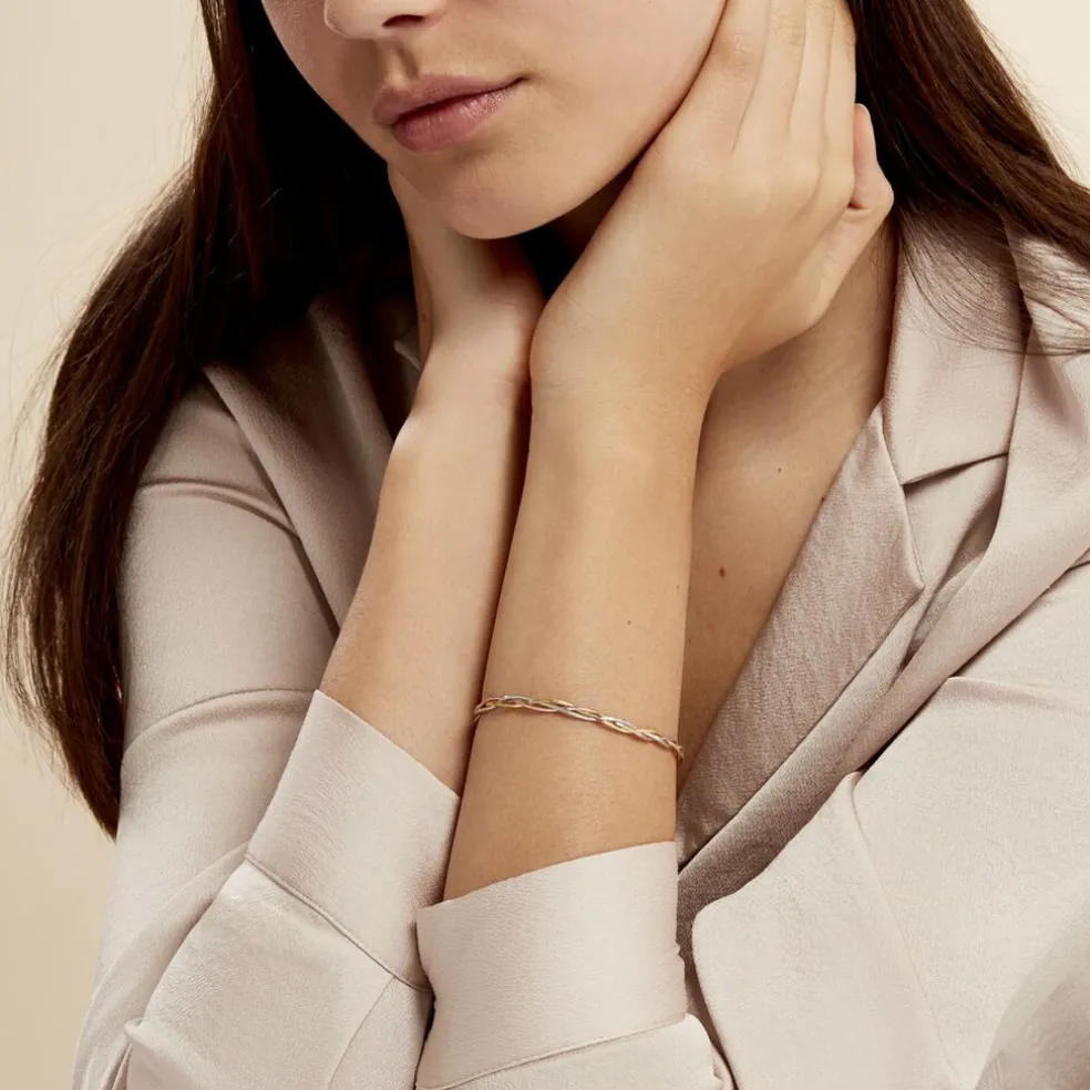 Bracelet Eira Argent Tricolore