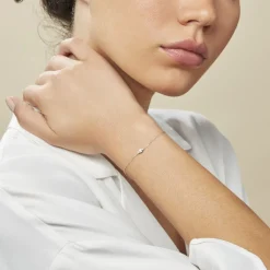 Bracelet Eirena Or Blanc Diamant