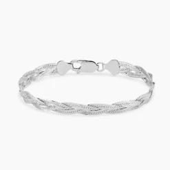 Bracelet Elae Argent Blanc