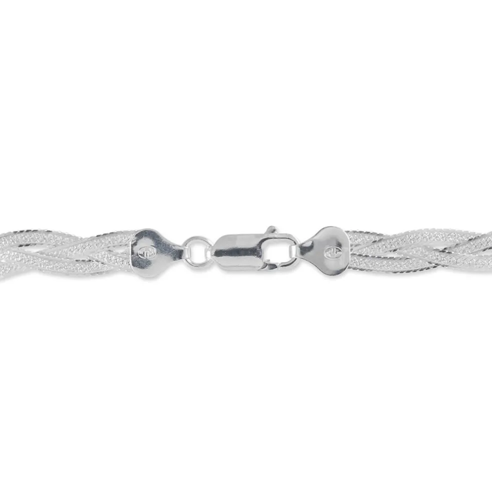Bracelet Elae Argent Blanc