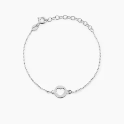 Bracelet Elenza Argent Blanc
