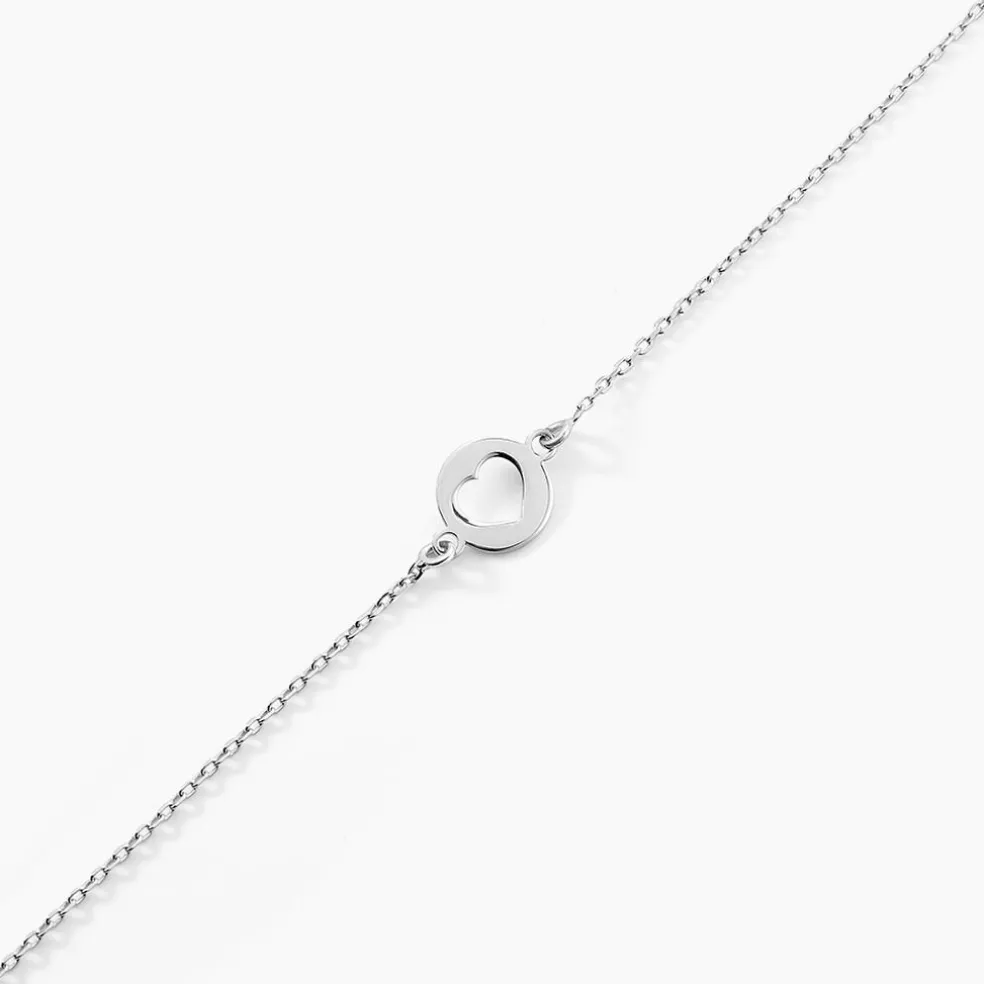 Bracelet Elenza Argent Blanc