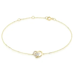 Bracelet Eliana Or Jaune Topaze Oxyde De Zirconium