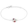 Bracelet Eliniane Argent Blanc Oxyde De Zirconium