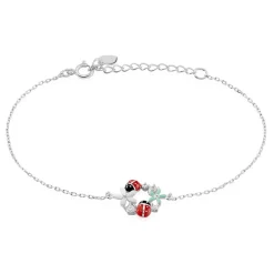 Bracelet Eliniane Argent Blanc Oxyde De Zirconium