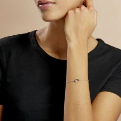 Bracelet Eliniane Argent Blanc Oxyde De Zirconium