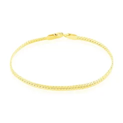 Bracelet Elnora Maille Anglaise Or Jaune