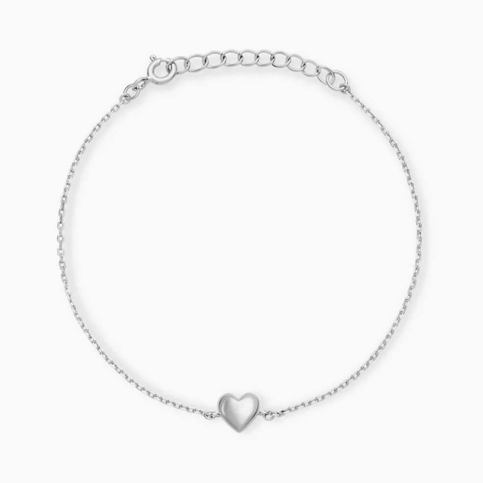 Bracelet Elodia Argent Blanc