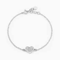 Bracelet Elwenn Argent Blanc