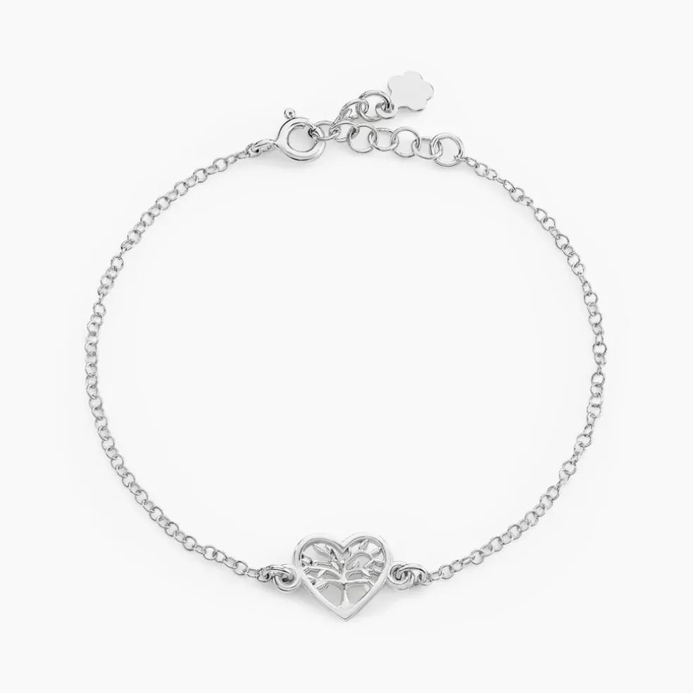 Bracelet Elwenn Argent Blanc