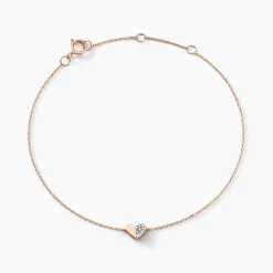 Bracelet Emilia Or Rose Diamant