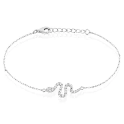 Bracelet Eponine Argent Blanc Oxyde De Zirconium