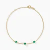 Bracelet Esmerald Rendez-vous Or Jaune Emeraude