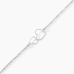 Bracelet Estina Argent Blanc