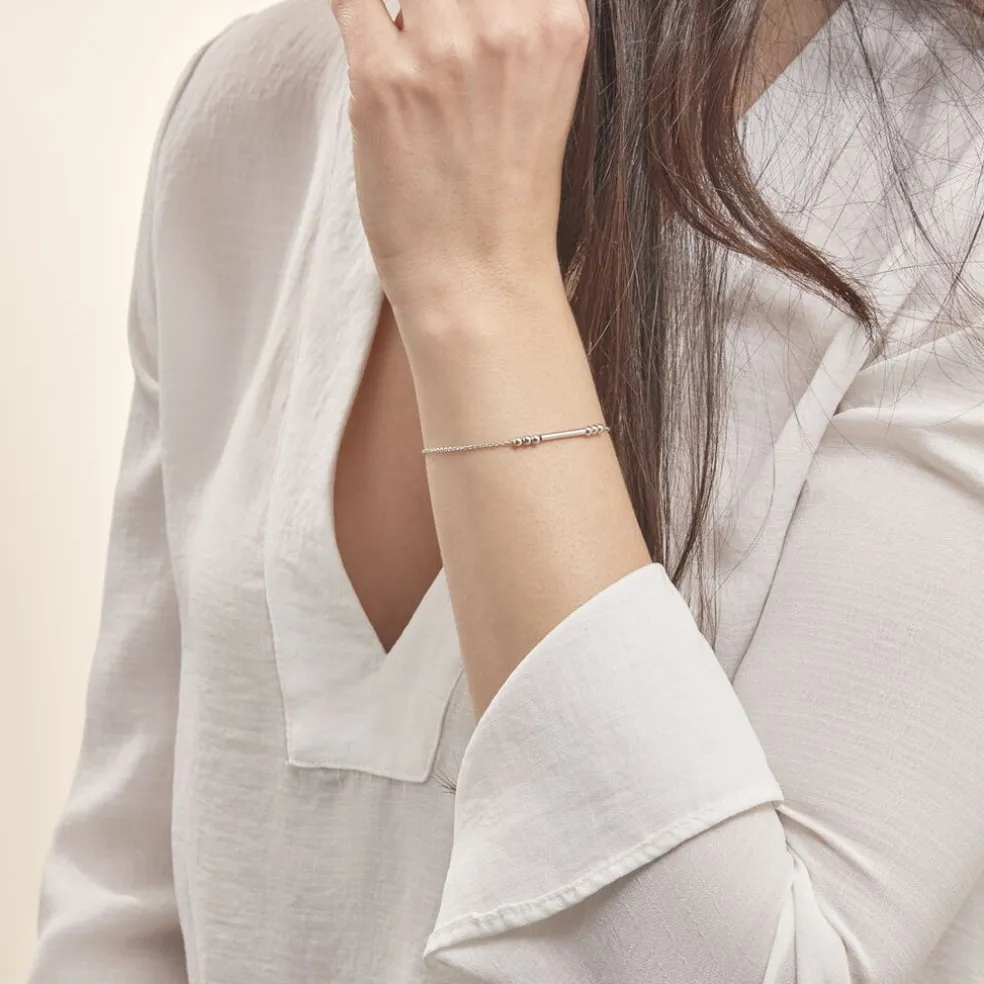 Bracelet Eucleia Argent Blanc