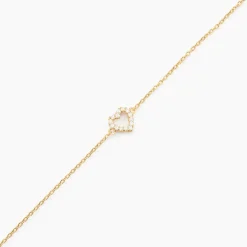 Bracelet Eufemia Or Jaune Oxyde De Zirconium