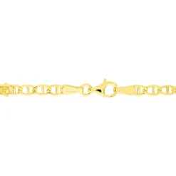 Bracelet Eunice Or Jaune Maille Marine