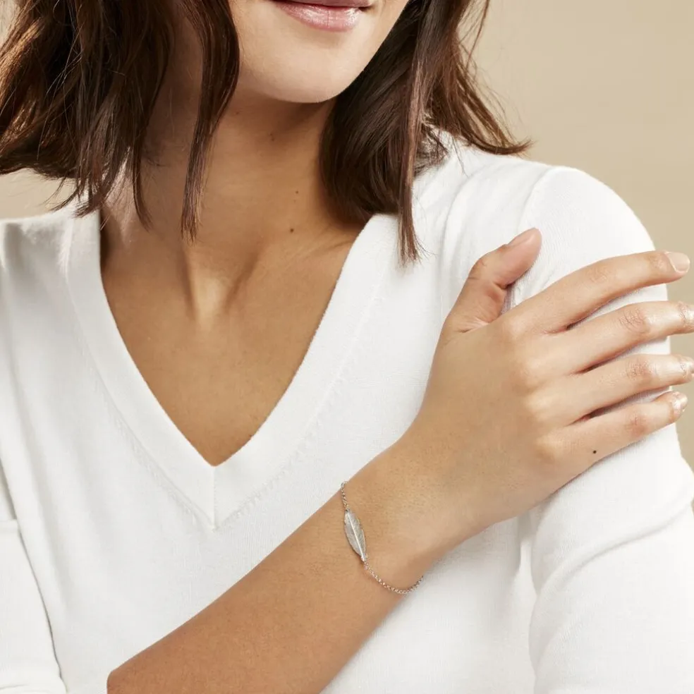 Bracelet Euriell Argent Blanc