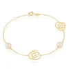 Bracelet Evaleen Or Jaune Perle De Culture