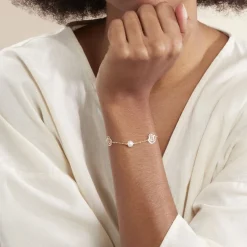 Bracelet Evaleen Or Jaune Perle De Culture