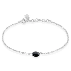Bracelet Evren Argent Blanc Pierre De Synthese