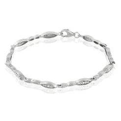 Bracelet Evy Argent Blanc Oxyde De Zirconium