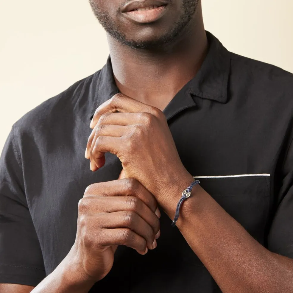 Bracelet Fabrice Acier Blanc