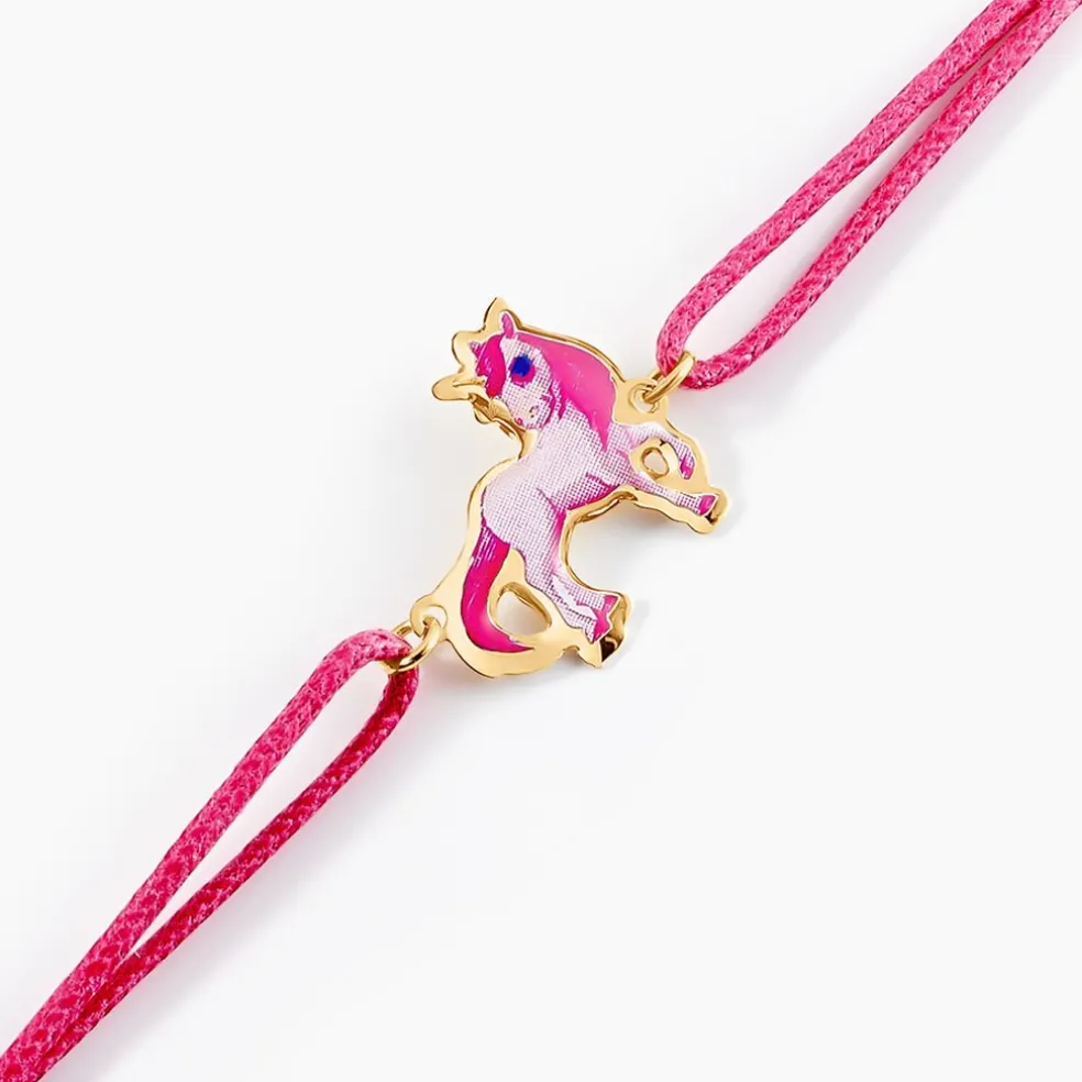 Bracelet Fantasila Cheval Or Jaune