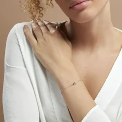 Bracelet Fedya Argent Blanc