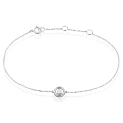Bracelet Fidelia Or Blanc Diamant