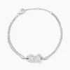 Bracelet Fily Argent Blanc Oxyde De Zirconium