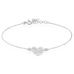 Bracelet Florine Argent Blanc