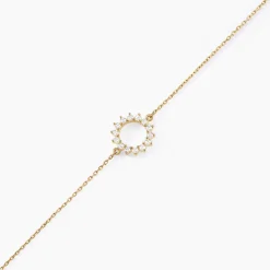 Bracelet Flurry Or Jaune Oxyde De Zirconium