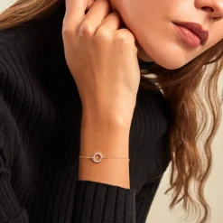 Bracelet Flurry Or Jaune Oxyde De Zirconium