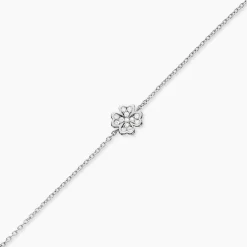 Bracelet Fortunata Argent Blanc Oxyde De Zirconium