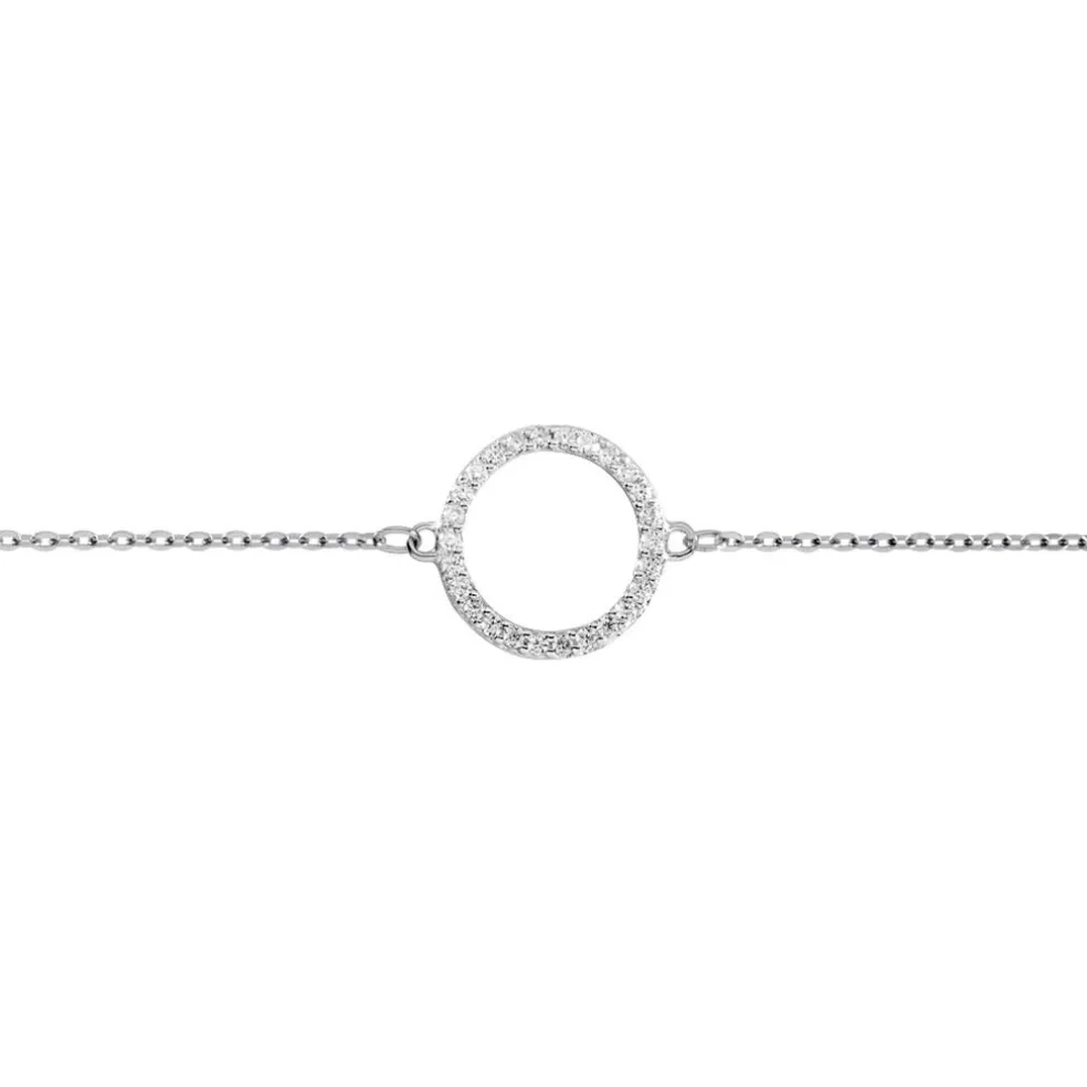 Bracelet Francesca Argent Blanc Oxyde De Zirconium