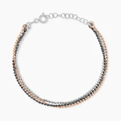 Bracelet Gabriela Argent Tricolore