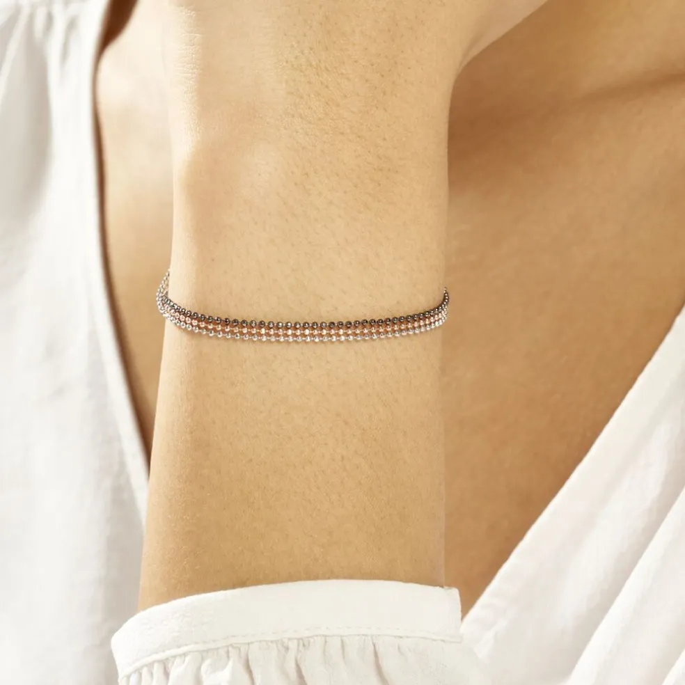 Bracelet Gabriela Argent Tricolore