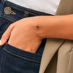 Bracelet Gathbiyya Or Jaune Saphir