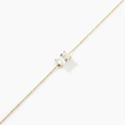 Bracelet Gatsby Or Jaune Oxyde De Zirconium