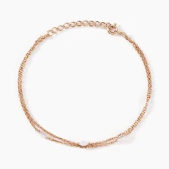 Bracelet Giulette Argent Rose Oxyde De Zirconium