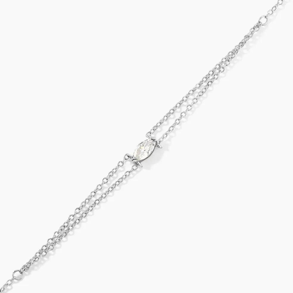 Bracelet Giulette Argent Blanc Oxyde De Zirconium