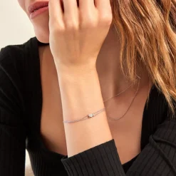 Bracelet Giulette Argent Blanc Oxyde De Zirconium