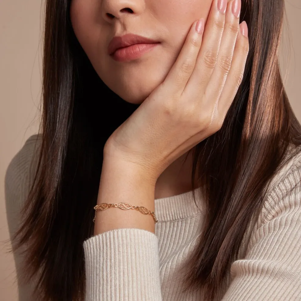 Bracelet Golden Acanty Or Jaune