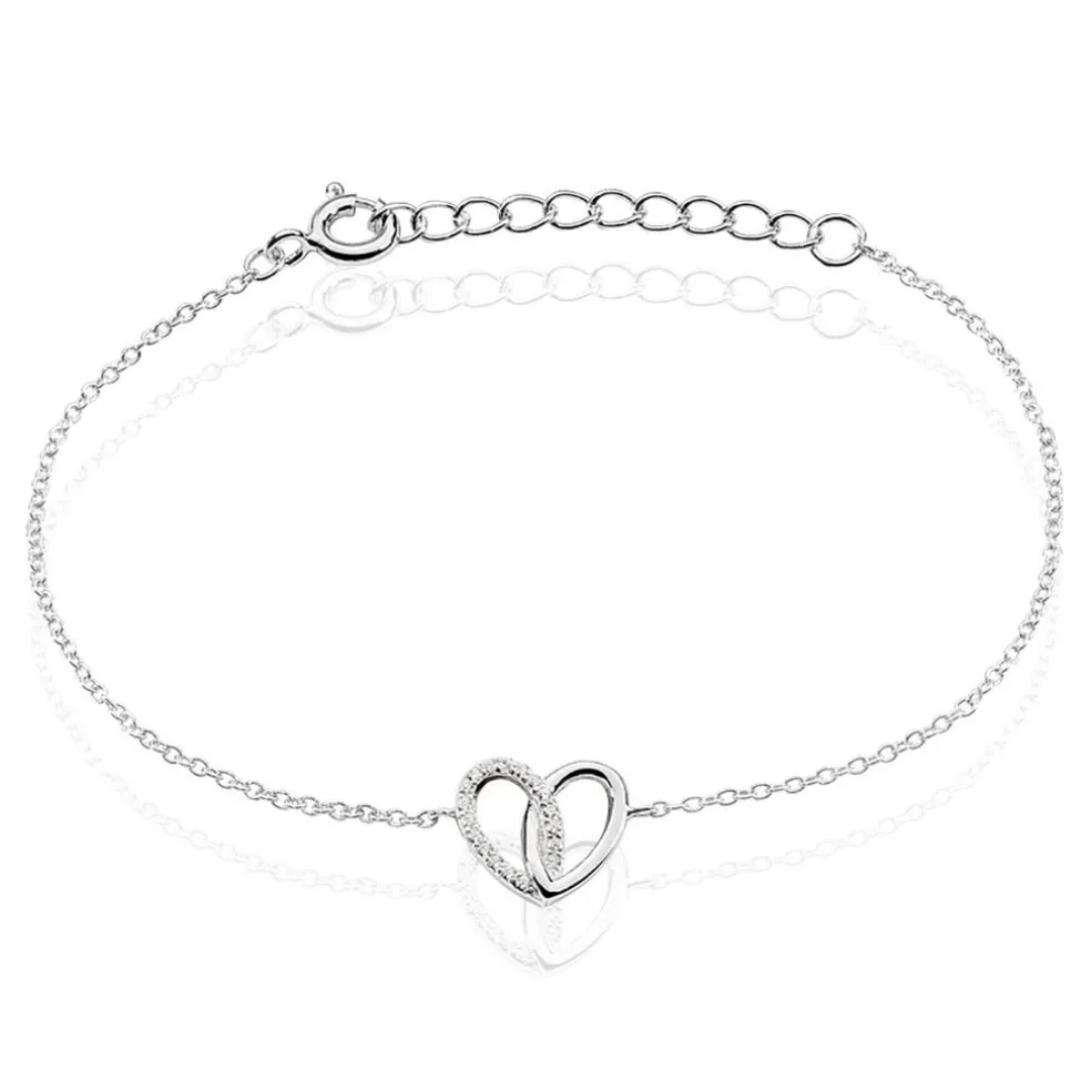 Bracelet Guilia Argent Blanc Oxyde De Zirconium